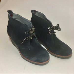Sherry Harlow Navy Boots Size 6